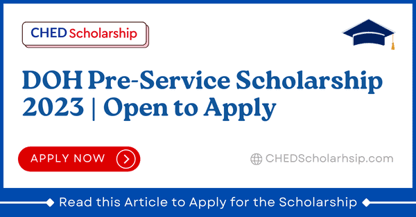 DOH Pre-Service Scholarship 2023