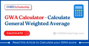 GWA Calculator Philippines: Free Online Tool - CHED Scholarship