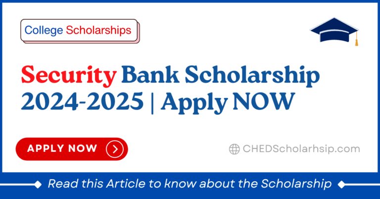 Security Bank Scholarship 2024